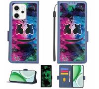 Aroepurt Custodia Comaptibile per Oppo Reno14 FS 5G Case Custodia Cover Supporto Premium in PU[con Pellicola Protettiva HD con durezza 9H] [Blocco RFID][Effetto Luminoso Scuro] LPT-BQ