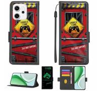 Aroepurt Custodia Comaptibile per Oppo Reno14 FS 5G Case Custodia Cover Supporto Premium in PU[con Pellicola Protettiva HD con durezza 9H] [Blocco RFID][Effetto Luminoso Scuro] LPT-JGP