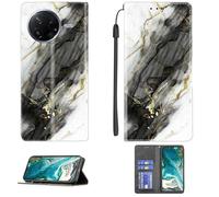 Aroepurt Custodia Comaptibile per Poco F7 PRO Case Custodia Cover Supporto Premium in PU [ con 9H HD Vetro Temperato] CPT12