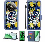 Aroepurt Custodia Comaptibile per Realme 12 PRO+Plus Case Custodia Cover Supporto Premium in PU[con Pellicola Protettiva HD con durezza 9H] [Blocco RFID][Paillettes Dorate + Brillanti] LPT-TYX