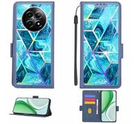 Aroepurt Custodia Comaptibile per Realme 12x 5g Case Custodia Cover Supporto Premium in PU[con Pellicola Protettiva HD con durezza 9H] [Blocco RFID][Effetto di rifrazione] LPT-LS