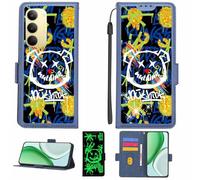 Aroepurt Custodia Comaptibile per realme 14x 5G Case Custodia Cover Supporto Premium in PU[con Pellicola Protettiva HD con durezza 9H] [Blocco RFID][Paillettes Dorate + Brillanti] LPT-TYX