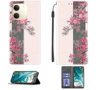 Aroepurt Custodia Comaptibile per Realme Note 70T Case Custodia Cover Supporto Premium in PU [ con 9H HD Vetro Temperato] CPT18