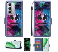 Aroepurt Custodia Comaptibile per Realme P3x 5G Case Custodia Cover Supporto Premium in PU[con Pellicola Protettiva HD con durezza 9H] [Blocco RFID][Effetto Luminoso Scuro] LPT-BQ