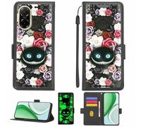 Aroepurt Custodia Comaptibile per Redmi A5 Case Custodia Cover Supporto Premium in PU[con Pellicola Protettiva HD con durezza 9H] [Blocco RFID][Effetto Luminoso Scuro] LPT-LZM