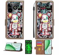 Aroepurt Custodia Comaptibile per SPC Discovery 3 SE Case Custodia Cover Supporto Premium in PU[con Pellicola Protettiva HD con durezza 9H] [Blocco RFID][Effetto Luminoso Scuro] LPT-MXX