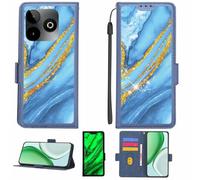 Aroepurt Custodia Comaptibile per SPC Discovery 3 SE Case Custodia Cover Supporto Premium in PU[con Pellicola Protettiva HD con durezza 9H] [Blocco RFID][Paillettes Dorate + Brillanti] LPT-LDL