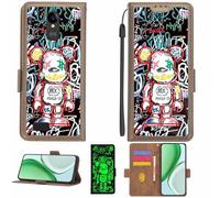 Aroepurt Custodia Comaptibile per SPC Zeus 4G PRO Case Custodia Cover Supporto Premium in PU[con Pellicola Protettiva HD con durezza 9H] [Blocco RFID][Effetto Luminoso Scuro] LPT-MXX