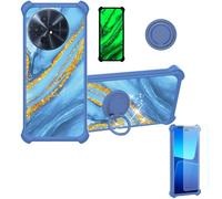 Aroepurt Custodia Comaptibile per TCL 50 XL Nxtpaper 5G T704Sp Case Custodia [ con 9H HD Vetro Temperato] Cover Supporto PC + Silicone JSL-LDL