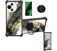 Aroepurt Custodia Comaptibile per TCL 60 Se Nxtpaper 5G T521K Case Custodia [ con 9H HD Vetro Temperato] Cover Supporto PC + Silicone JSH-HDL