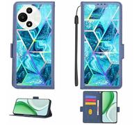 Aroepurt Custodia Comaptibile per TCL 60 Se Nxtpaper 5G T521K Case Custodia Cover Supporto Premium in PU[con Pellicola Protettiva HD con durezza 9H] [Blocco RFID][Effetto di rifrazione] LPT-LS