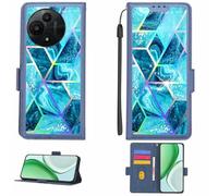 Aroepurt Custodia Comaptibile per TCL 60 Se Nxtpaper 5G T521N T521D Case Custodia Cover Supporto Premium in PU[con Pellicola Protettiva HD con durezza 9H] [Blocco RFID][Effetto di rifrazione] LPT-LS