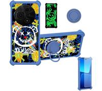 Aroepurt Custodia Comaptibile per TCL 60 Se T517H Case Custodia [ con 9H HD Vetro Temperato] Cover Supporto PC + Silicone JSL-TYX