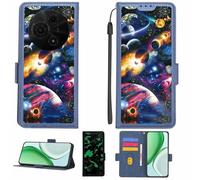 Aroepurt Custodia Comaptibile per TCL 60 Se T517H Case Custodia Cover Supporto Premium in PU[con Pellicola Protettiva HD con durezza 9H] [Blocco RFID][Effetto Luminoso Scuro] LPT-XQ