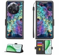 Aroepurt Custodia Comaptibile per TCL 60R 60 R 5G Case Custodia Cover Supporto Premium in PU[con Pellicola Protettiva HD con durezza 9H] [Blocco RFID][Effetto di rifrazione] LPT-HTT