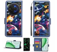 Aroepurt Custodia Comaptibile per TCL NXTPAPER 60 Ultra Case Custodia Cover Supporto Premium in PU[con Pellicola Protettiva HD con durezza 9H] [Blocco RFID][Effetto Luminoso Scuro] LPT-XQ