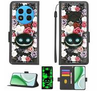 Aroepurt Custodia Comaptibile per Ulefone Note 15 Case Custodia Cover Supporto Premium in PU[con Pellicola Protettiva HD con durezza 9H] [Blocco RFID][Effetto Luminoso Scuro] LPT-LZM