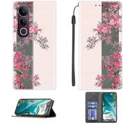 Aroepurt Custodia Comaptibile per Vivo V50 Lite 5G Case Custodia Cover Supporto Premium in PU [ con 9H HD Vetro Temperato] CPT18
