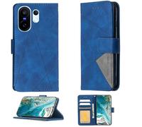 Aroepurt Custodia Comaptibile per Vivo X200 Fe V2505 V2503 Case Custodia Cover Supporto Premium in PU [ con 9H HD Vetro Temperato] BF05 Blue