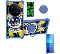 Aroepurt Custodia Comaptibile per Vivo X200 Ultra V2454Da V2454A Case Custodia [ con 9H HD Vetro Temperato] Cover Supporto PC + Silicone JSL-TYX