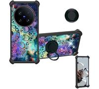 Aroepurt Custodia Comaptibile per Vivo X200 Ultra V2454Da V2454A Case Custodia [ con 9H HD Vetro Temperato] Cover Supporto PC + Silicone IMDH-HTT