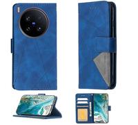 Aroepurt Custodia Comaptibile per Vivo X200 Ultra V2454Da V2454A Case Custodia Cover Supporto Premium in PU [ con 9H HD Vetro Temperato] BF05 Blue
