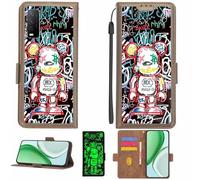 Aroepurt Custodia Comaptibile per Vivo Y12a Case Custodia Cover Supporto Premium in PU[con Pellicola Protettiva HD con durezza 9H] [Blocco RFID][Effetto Luminoso Scuro] LPT-MXX