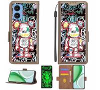 Aroepurt Custodia Comaptibile per Walton Orbit Y12 Case Custodia Cover Supporto Premium in PU[con Pellicola Protettiva HD con durezza 9H] [Blocco RFID][Effetto Luminoso Scuro] LPT-MXX