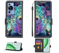 Aroepurt Custodia Comaptibile per Xgody Mate 50 6.5 Case Custodia Cover Supporto Premium in PU[con Pellicola Protettiva HD con durezza 9H] [Blocco RFID][Effetto di rifrazione] LPT-HTT