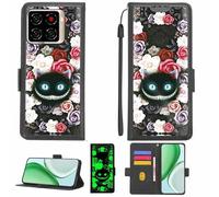 Aroepurt Custodia Comaptibile per Zte Blade A56 Case Custodia Cover Supporto Premium in PU[con Pellicola Protettiva HD con durezza 9H] [Blocco RFID][Effetto Luminoso Scuro] LPT-LZM