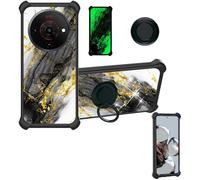 Aroepurt Custodia Comaptibile per Zte Blade A76 5G Case Custodia [ con 9H HD Vetro Temperato] Cover Supporto PC + Silicone JSH-HDL
