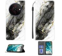 Aroepurt Custodia Comaptibile per Zte Blade A76 5G Case Custodia Cover Supporto Premium in PU [ con 9H HD Vetro Temperato] CPT12