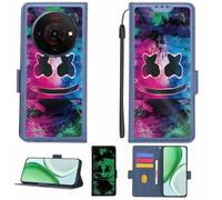 Aroepurt Custodia Comaptibile per Zte Blade A76 5G Case Custodia Cover Supporto Premium in PU[con Pellicola Protettiva HD con durezza 9H] [Blocco RFID][Effetto Luminoso Scuro] LPT-BQ