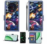 Aroepurt Custodia Comaptibile per ZTE Nubia Focus 2 5G Case Custodia Cover Supporto Premium in PU[con Pellicola Protettiva HD con durezza 9H] [Blocco RFID][Effetto Luminoso Scuro] LPT-XQ