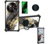Aroepurt Custodia Comaptibile per Zte Nubia Focus Z2455 Case Custodia [ con 9H HD Vetro Temperato] Cover Supporto PC + Silicone JSH-HDL