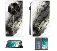 Aroepurt Custodia Comaptibile per Zte Nubia Focus Z2455 Case Custodia Cover Supporto Premium in PU [ con 9H HD Vetro Temperato] CPT12