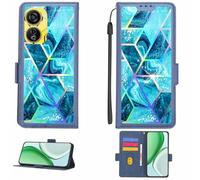 Aroepurt Custodia Comaptibile per ZTE Nubia Neo 3 5G Case Custodia Cover Supporto Premium in PU[con Pellicola Protettiva HD con durezza 9H] [Blocco RFID][Effetto di rifrazione] LPT-LS