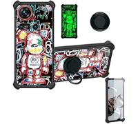 Aroepurt Custodia Comaptibile per Zte Nubia Z70S Ultra Nx737J Case Custodia [ con 9H HD Vetro Temperato] Cover Supporto PC + Silicone YGH-MXX