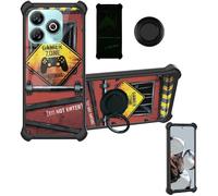 Aroepurt Custodia Comaptibile per ZTE Z2359 Blade A75 4G Case Custodia [ con 9H HD Vetro Temperato] Cover Supporto PC + Silicone YGH-JGP