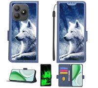 Aroepurt Custodia per Blackview Wave 9C Case Custodia [ con 9H HD Vetro Temperato][Blocco RFID][Effetto Luminoso] PTL-Lang