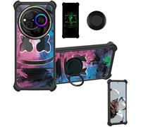 Aroepurt Custodia per Condor GT 80Pro Case Custodia [ con 9H HD Vetro Temperato] Cover Supporto PC + Silicone YGH-BQ