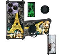 Aroepurt Custodia per Condor Nova 80 Case Custodia [ con 9H HD Vetro Temperato] Cover Supporto PC + Silicone JSH-TT