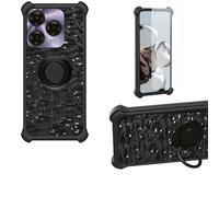 Aroepurt Custodia per Condor Nova 80 Case Custodia [ con 9H HD Vetro Temperato] Cover Supporto PC + Silicone TZZH-Hei