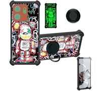 Aroepurt Custodia per Consumer Cellular Iris Connect II SN512CC Case Custodia [ con 9H HD Vetro Temperato] Cover Supporto PC + Silicone YGH-MXX