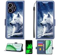 Aroepurt Custodia per Cricket Outcast 2 5G Case Custodia [ con 9H HD Vetro Temperato][Blocco RFID][Effetto Luminoso] PTL-Lang