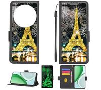 Aroepurt Custodia per Damasco Serie M-100 Case Custodia [ con 9H HD Vetro Temperato][Blocco RFID][Paillettes Dorate + Luccicanti] PTH-TT