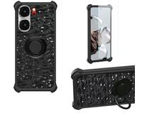 Aroepurt Custodia per EZYSMART Vision PRO Case Custodia [ con 9H HD Vetro Temperato] Cover Supporto PC + Silicone TZZH-Hei