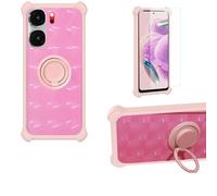 Aroepurt Custodia per EZYSMART Vision PRO Case Custodia [ con 9H HD Vetro Temperato] Cover Supporto PC + Silicone TZZH-FEN