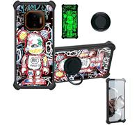 Aroepurt Custodia per Hammer Energy X2 Case Custodia [ con 9H HD Vetro Temperato] Cover Supporto PC + Silicone YGH-MXX