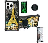 Aroepurt Custodia per Hisense Enigma SE Case Custodia [ con 9H HD Vetro Temperato] Cover Supporto PC + Silicone JSH-TT